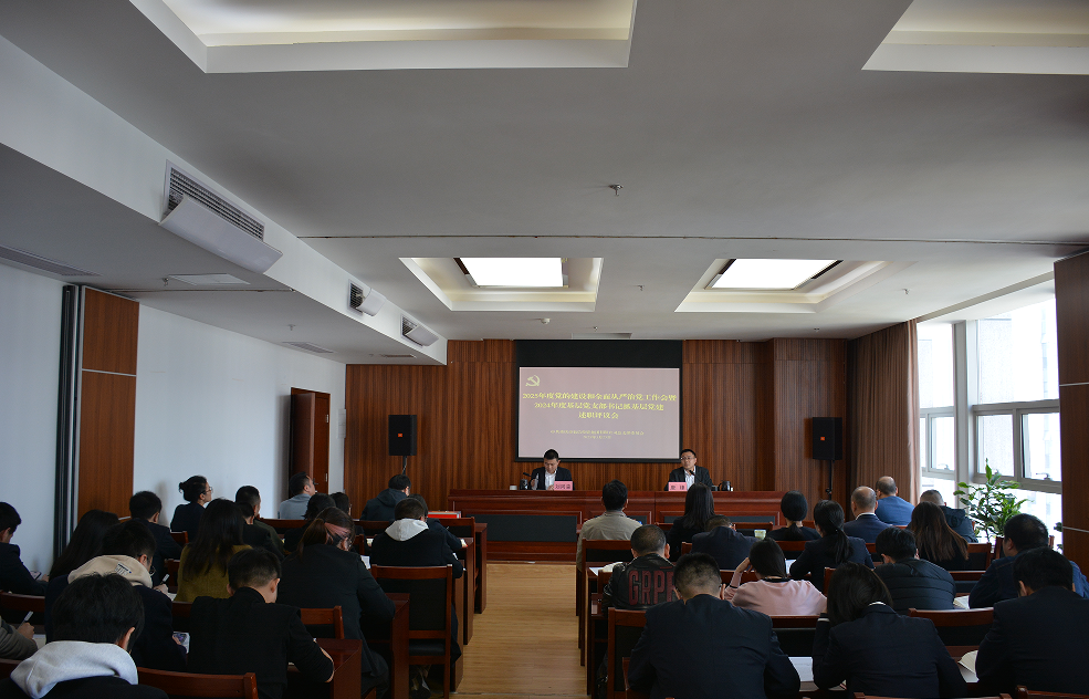農(nóng)信集團召開2025年度全面從嚴治黨工作會暨2024年度基層黨支部書記抓基層黨建述職評議會